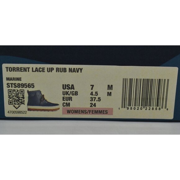 Sperry Womens Size 7 Torrent Blue Waterproof Rubber Boots Shoes - Picture 12 of 12
